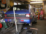 Peugeot 205 - In for brakes repairs. Repaired at the Classic, modern and vintage car repair centre for Cardiff, Wales